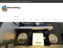 Tablet Screenshot of edengrafica.com.br